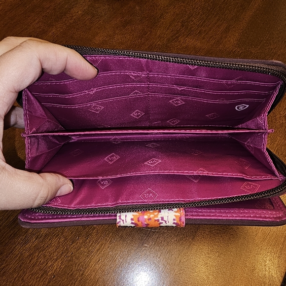 Vera Bradley Turnlock Wallet in Houndstooth Tweed - Picture 2 of 6